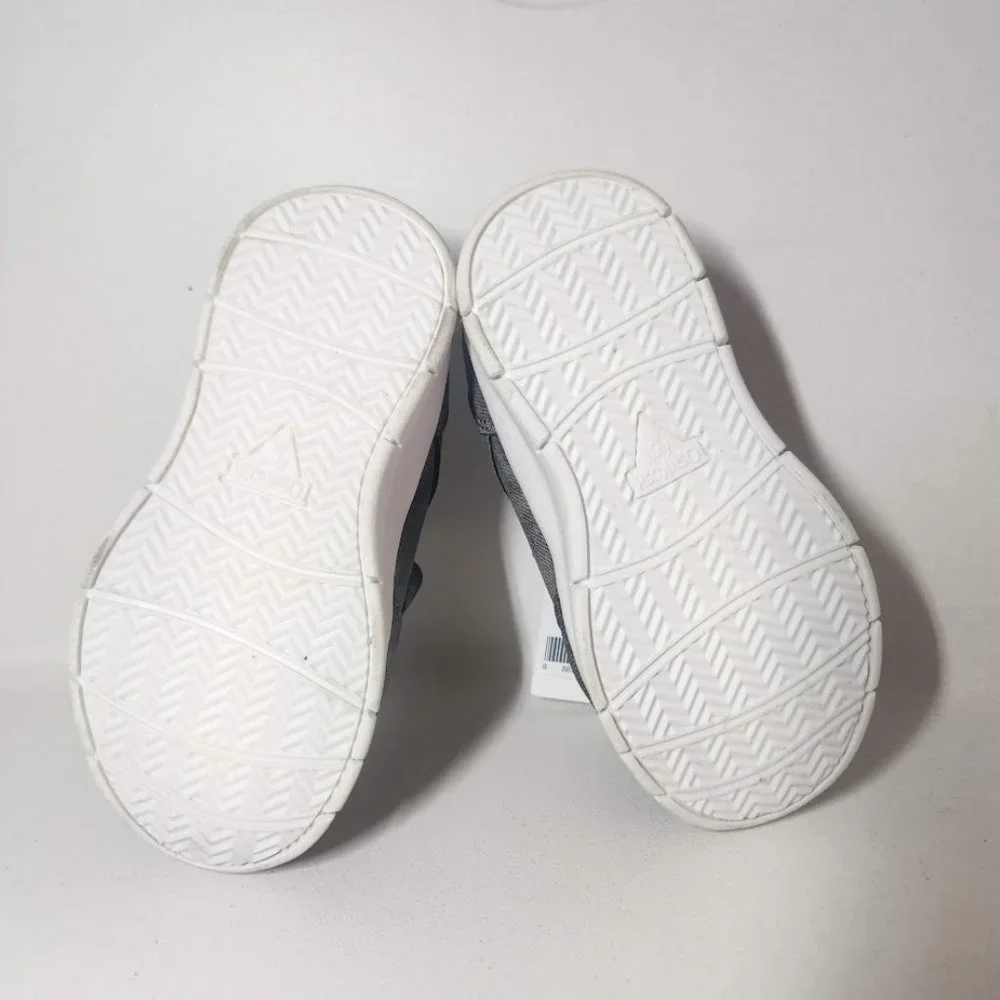 NEW OshKosh B'Gosh Size 7 Toddler Velcro Sneakers Shoes Gray White  NWT